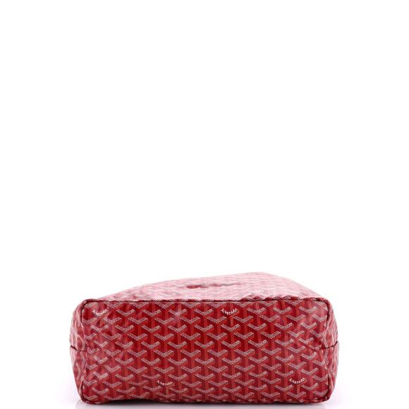 Goyard Saint Louis Tote Coated Canvas PM Red - Picture 5 of 9